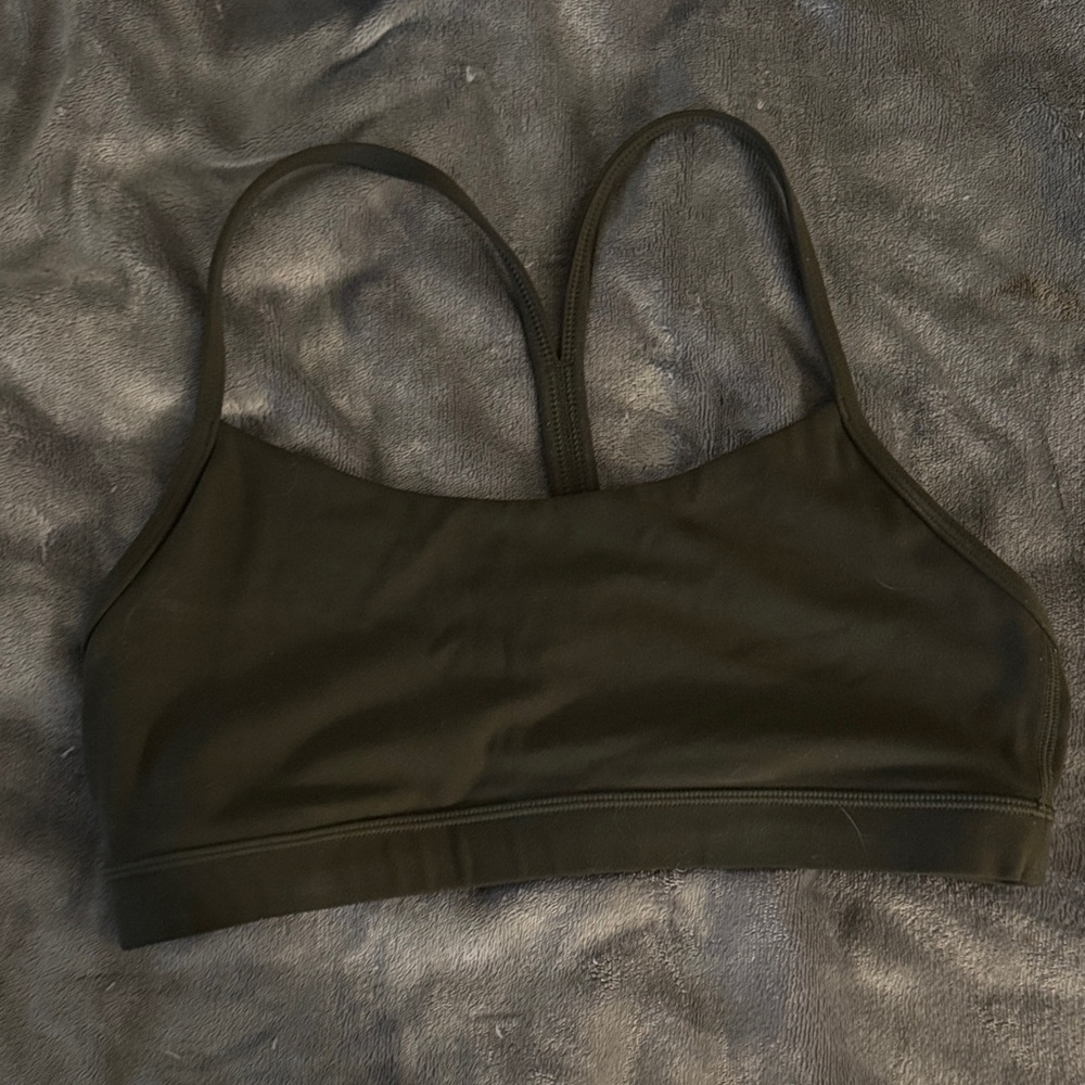 Women's Green Sports Bra